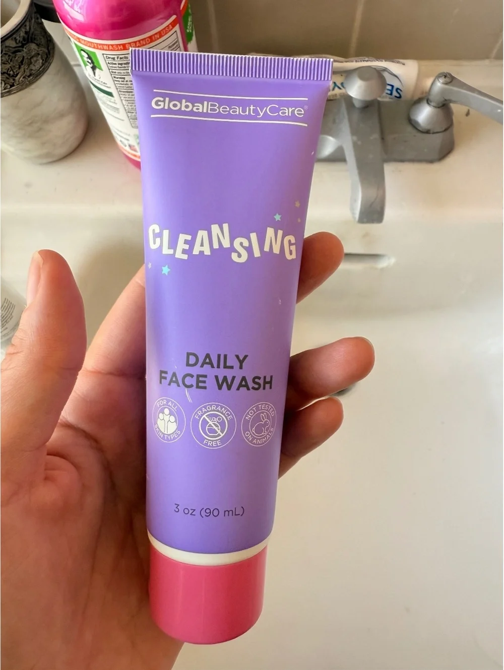 Global Beauty Care Daily Face Wash Cleansing 3 oz (90 mL)